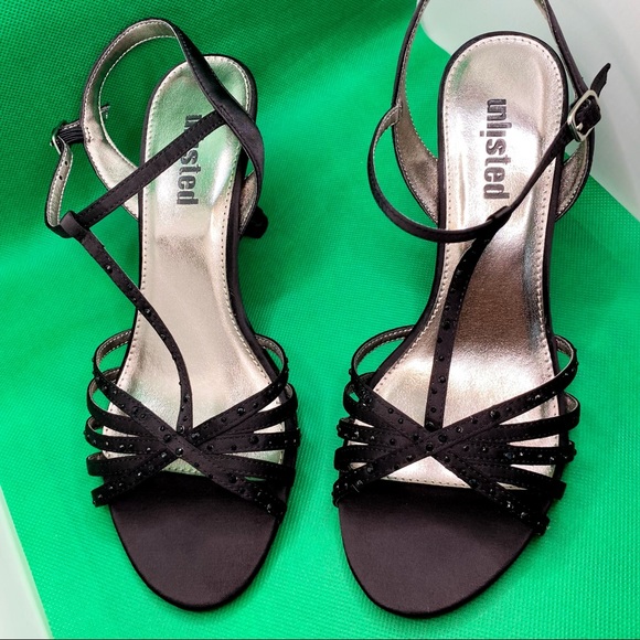 Unlisted "Dance With Me" Ankle Strap Open Toe Heel - Picture 2 of 6
